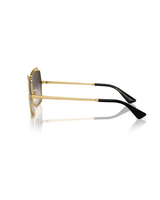 Dolce & Gabbana Black Dg2306 02/8G Sunglasses Metal Butterfly Normal Shaded