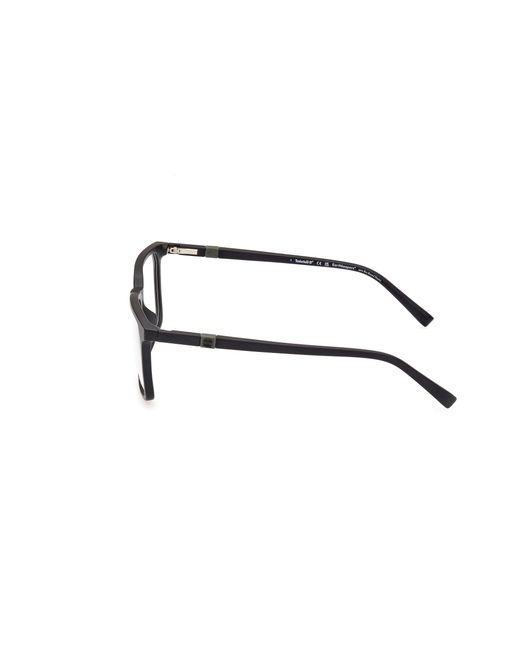 Timberland Black Tb1740 052 Optical Frames Injected Squared Normal for men