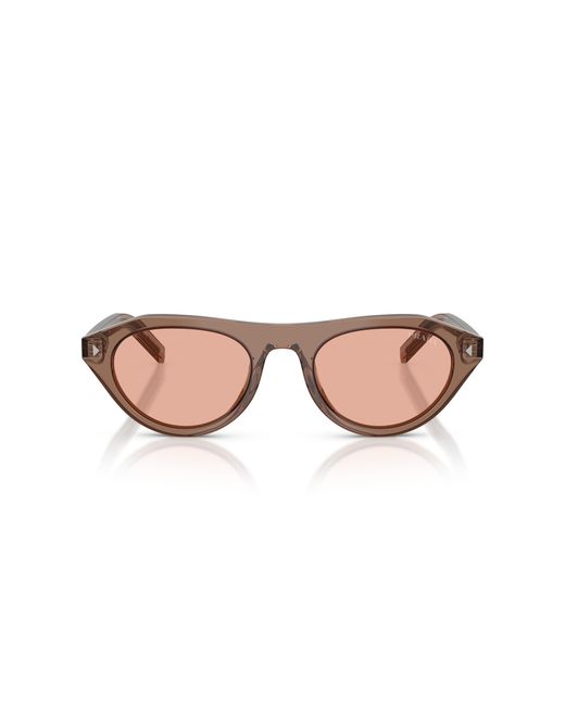 Prada Black Pr B15S 28I50W Sunglasses Acetate Geometric Normal