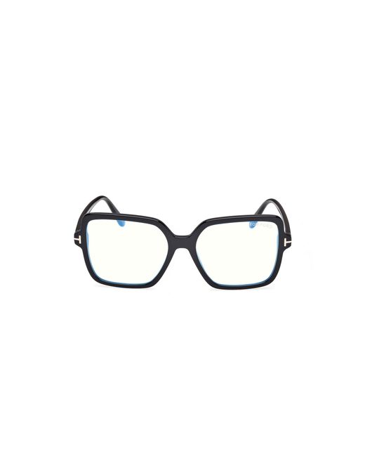 Tom Ford Black Ft6063-B 001 Optical Frames Acetate Squared Normal