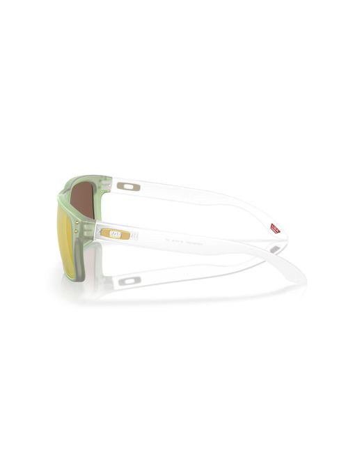 Oakley Black Oo9102 Holbrook 9102Y0 Sunglasses Plastic Squared Polarized Mirror for men