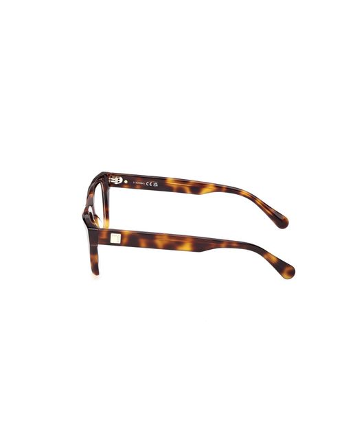 MAX&Co. Black Mo5203 052 Optical Frames Acetate Squared Normal