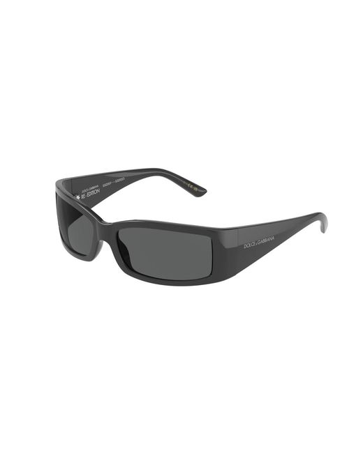 Dolce & Gabbana Black Dg6188 310187 Sunglasses Plastic Squared Normal