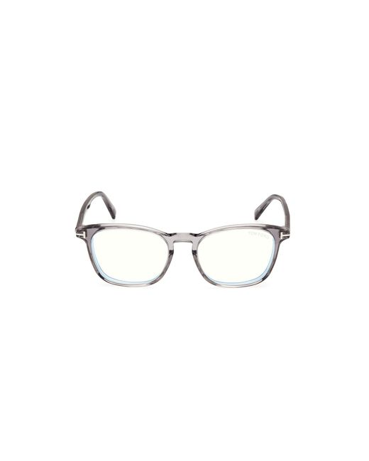 Tom Ford Black Ft5960-B 020 Optical Frames Acetate Squared Normal for men