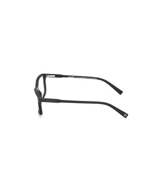 Timberland Black Tb50065 002 Optical Frames Injected Squared Normal for men
