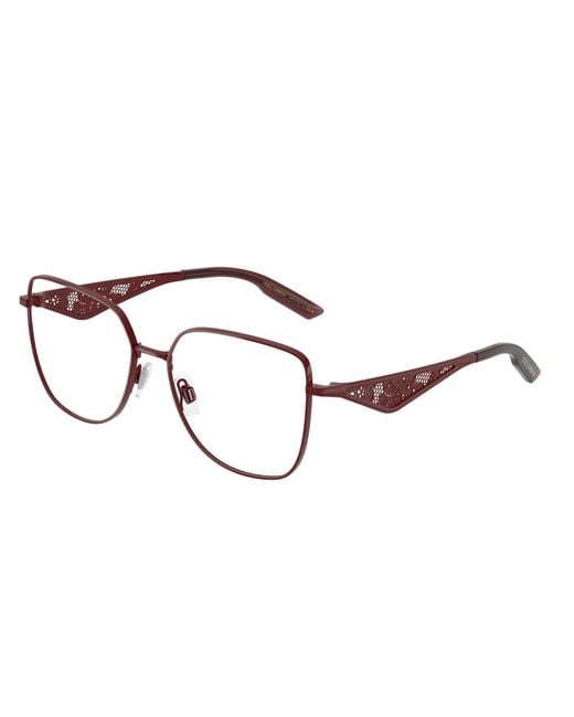 Dolce & Gabbana Black Dg1358 1319 Optical Frames Metal Transparent Squared Normal