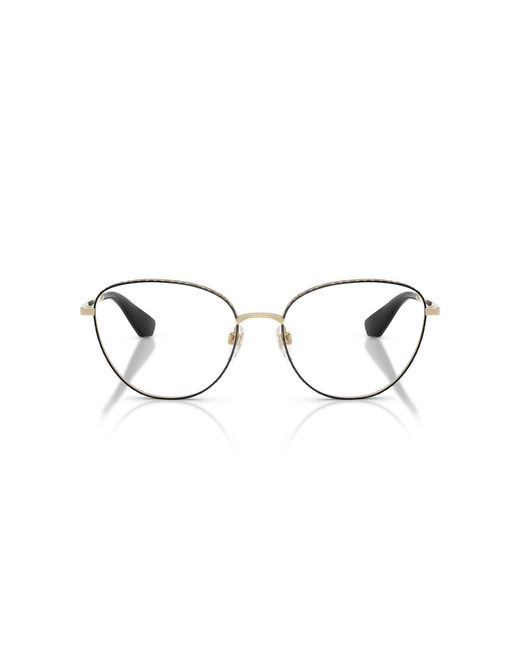 Burberry Black Be1398 1326 Optical Frames Metal Transparent Cat Eye Normal