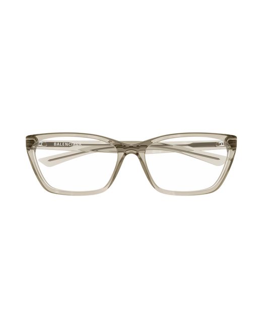 Balenciaga Black Bb0406O 004 Optical Frames Acetate Transparent Cat Eye
