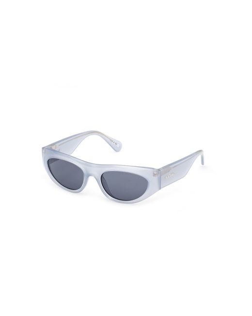 MAX&Co. Black Mo0147 84V Sunglasses Injected Cat Eye Normal