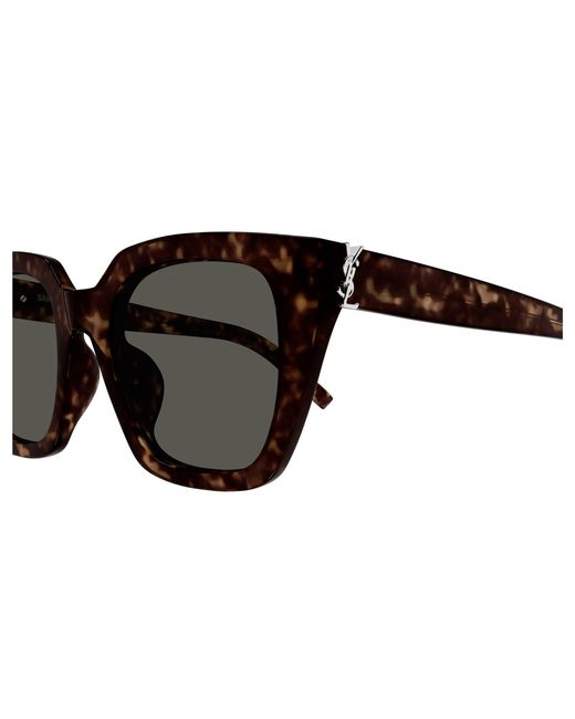 Saint Laurent Black Sl M143 002 Sunglasses Acetate Cat Eye