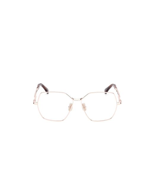 Max Mara Black Mm5154 032 Optical Frames Metal Round Normal