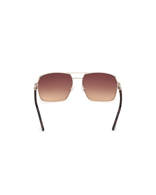 Guess Black Gu00159 33F Sunglasses Metal Squared Normal