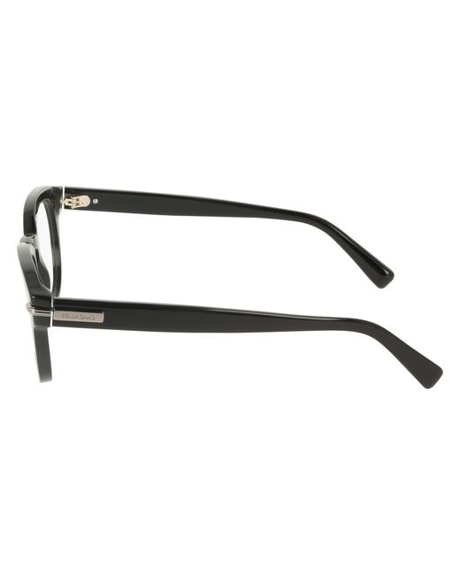 Ferragamo Black Sf3033 001 Optical Frames Acetate Geometric Normal for men