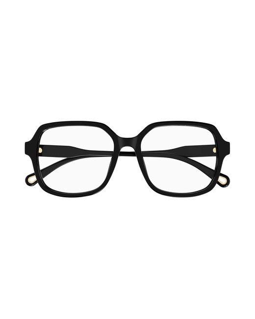 Chloé Black Ch0277Oa 001 Optical Frames Acetate Transparent Squared