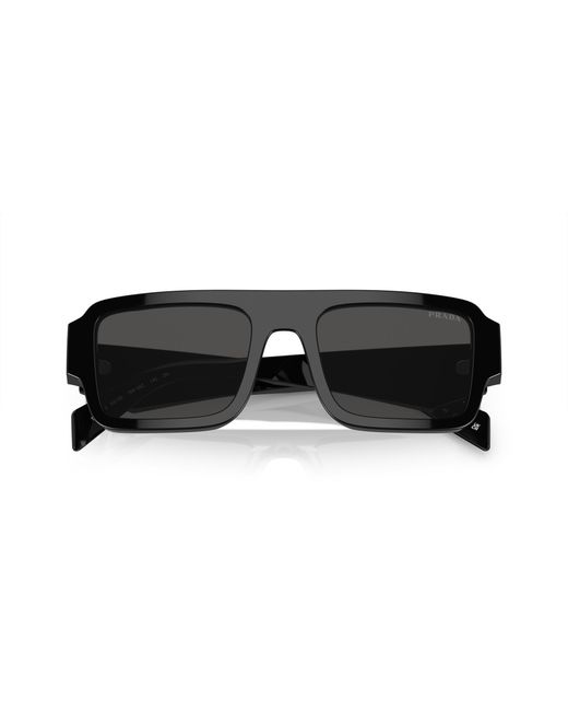 Prada Black Pr A05S 16K08Z Sunglasses Acetate Squared Normal for men