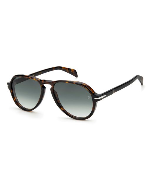 David Beckham Black Db 7079/S 086/9K Sunglasses Acetate Pilot Shaded for men