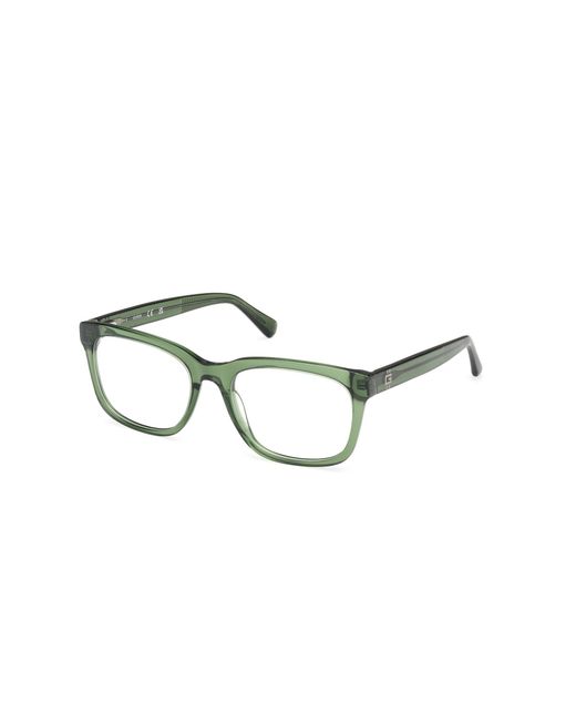Guess Black Gu50251 096 Optical Frames Acetate Squared Normal for men