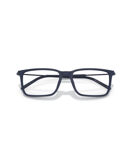 Giorgio Armani Black Ar7233 5543 Optical Frames Acetate Transparent Squared Normal for men