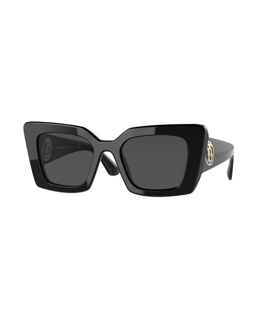 Burberry Black Be4344 Daisy 300187 Sunglasses Acetate Squared Normal