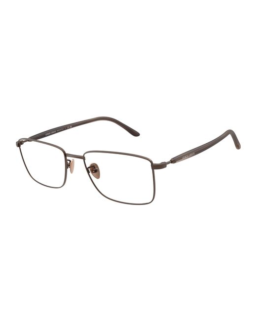 Giorgio Armani Black Ar5150 3006 Optical Frames Steel Transparent Squared Normal for men