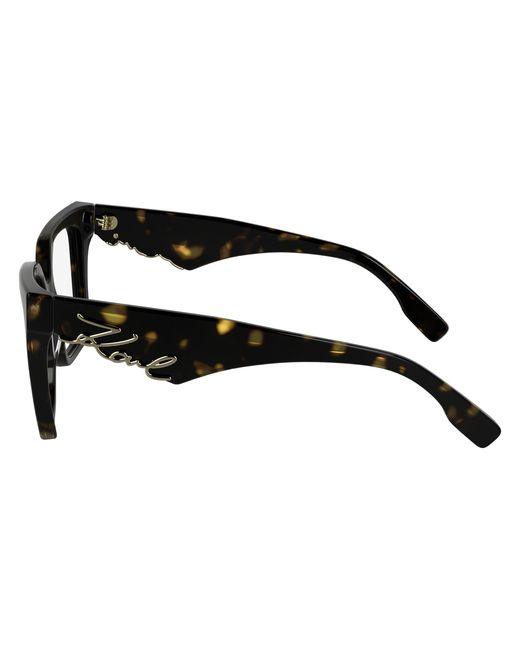Karl Lagerfeld Black Kl6170 242 Optical Frames Acetate Squared Normal