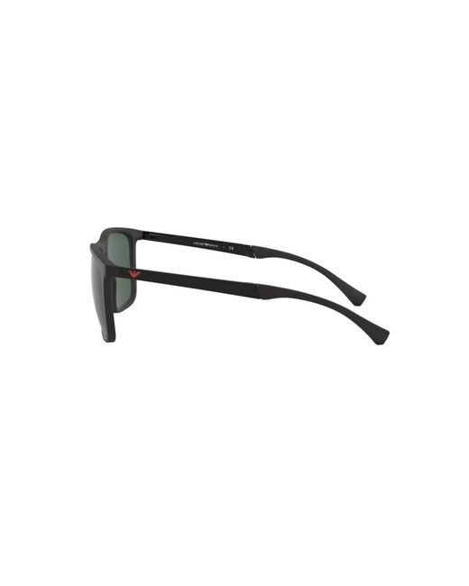 Emporio Armani Green Ea4150 506371 Sunglasses Injected Squared for men