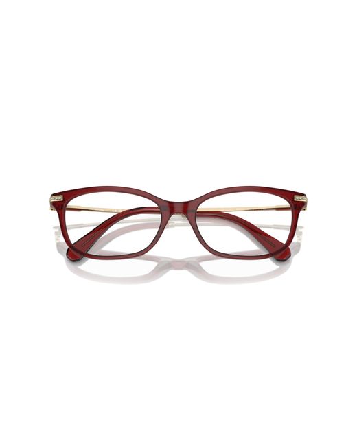 Swarovski Black Sk2017 1055 Optical Frames Acetate Squared Normal