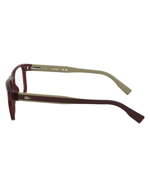 Lacoste Black L2972 601 Optical Frames Bio-Inject Squared Normal for men