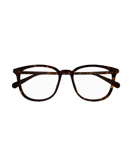 Gucci Black Gg1230Oa 001 Optical Frames Plastic Squared for men