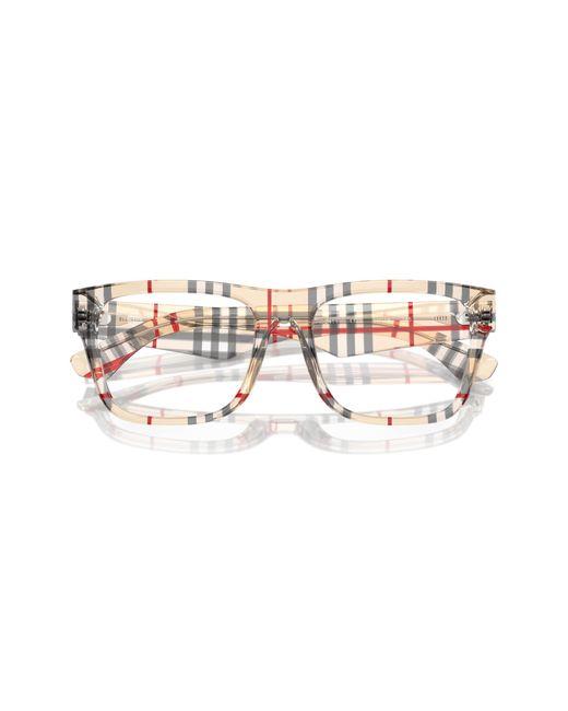 Burberry Black Be2411 4122 Optical Frames Acetate Squared Normal for men