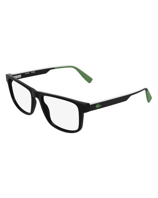 Lacoste Black L4011 001 Optical Frames Bio-Injected Squared Normal for men