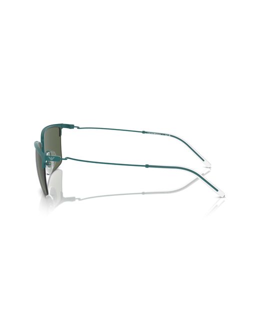 Emporio Armani Green Ea2155 337971 Sunglasses Metal Squared Normal for men