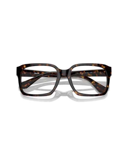 Sferoflex Black Sf1152 C213 Optical Frames Acetate Squared for men
