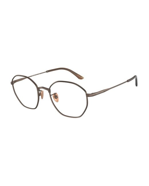 Giorgio Armani Black Ar5139 3006 Optical Frames Metal Transparent Squared Normal for men