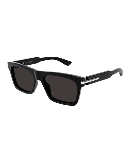McQueen Black Am0495S 001 Sunglasses Acetate Squared for men