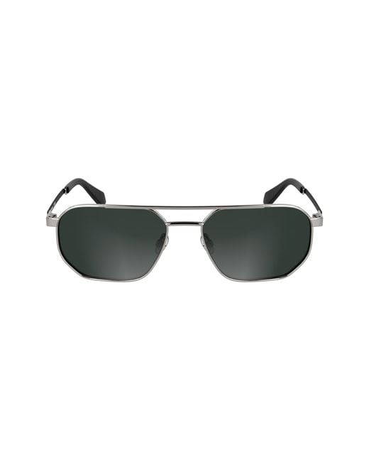 Calvin Klein Black Ckj25202S 016 Sunglasses Metal Squared Normal