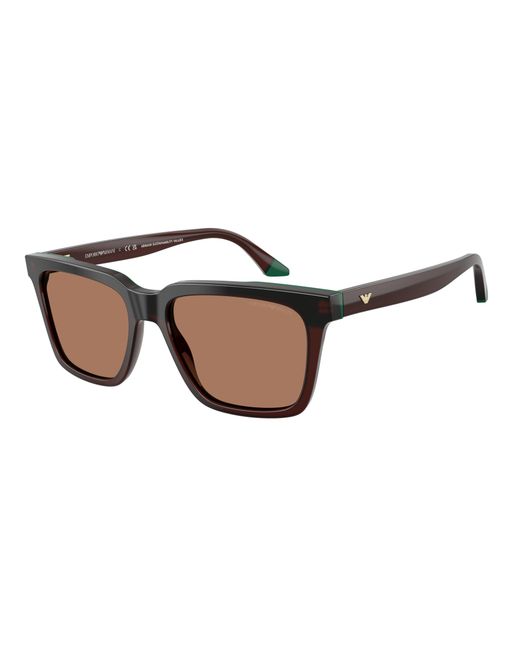 Emporio Armani Black Ea4260 631573 Sunglasses Acetate Squared Normal for men