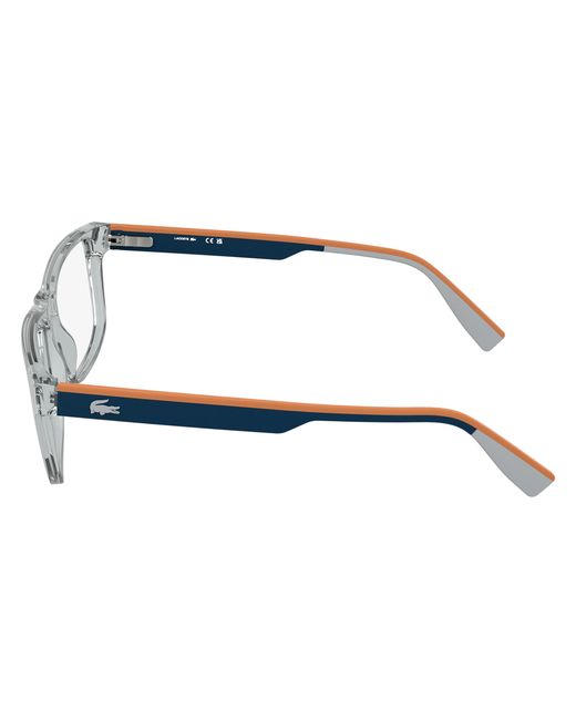 Lacoste Black L4011 035 Optical Frames Bio-Injected Squared Normal for men