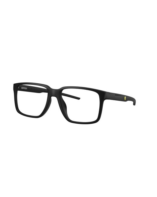 FERRARI SCUDERIA Black Fz8013D 504 Optical Frames Injected Squared Normal