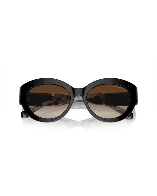 Michael Kors Black Mk2204U Brussels 300513 Sunglasses Acetate Cat Eye Normal Shaded