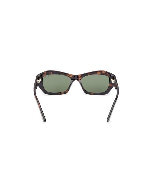 Emilio Pucci Green Ep0235 55N Sunglasses Acetate Geometric Normal