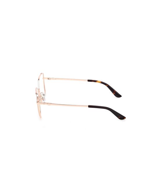 Guess Black Gu50223 028 Optical Frames Metal Squared Normal