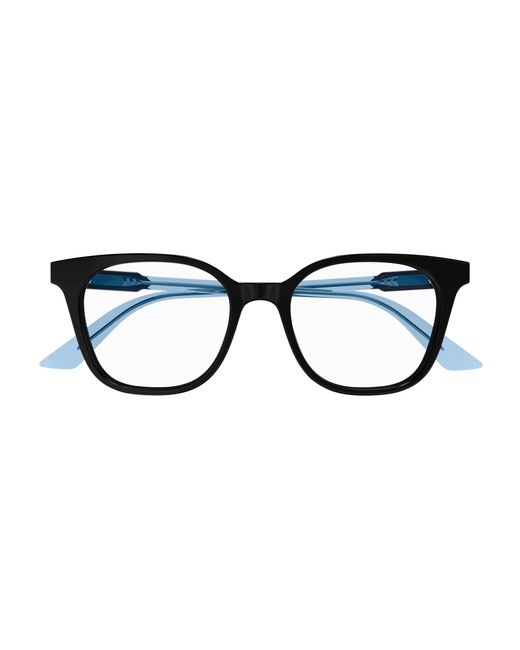 Gucci Black Gg1821O 003 Optical Frames Acetate Transparent Round for men