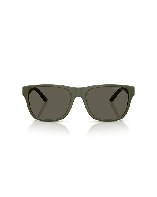 Emporio Armani Black Ea4243 618471 Sunglasses Injected Squared Normal for men