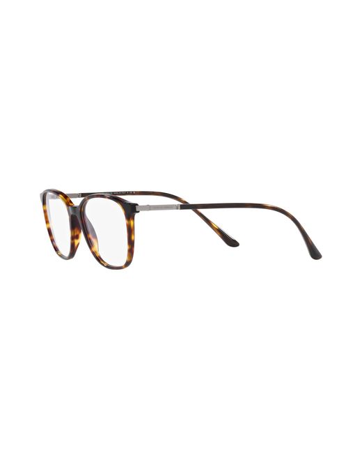 Giorgio Armani Black Ar7236 5026 Optical Frames Acetate Transparent Squared Normal for men