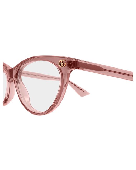 Gucci Black Gg2112O 003 Optical Frames Acetate Transparent Cat Eye