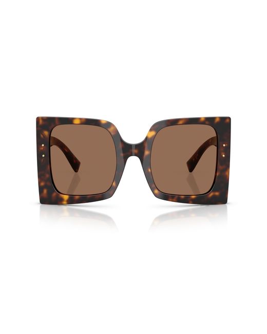 Dolce & Gabbana Black Dg4490 502/73 Sunglasses Acetate Squared Normal