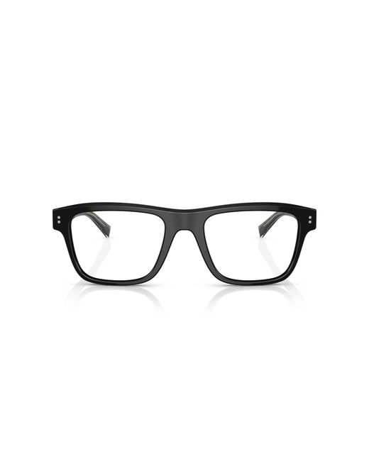 Dolce & Gabbana Black Dg3362 501 Optical Frames Plastic Squared for men