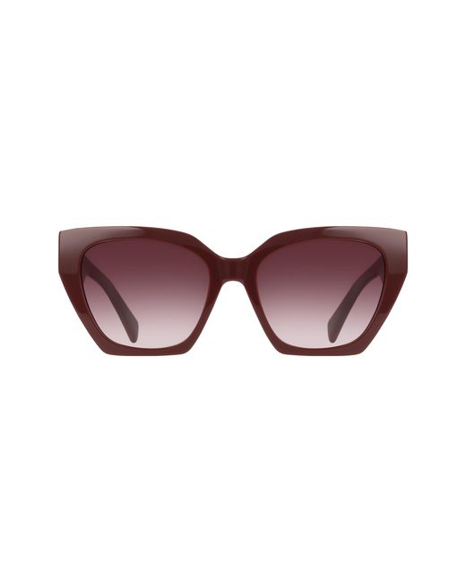 Liu Jo Black Lj814Sr 602 Sunglasses Acetate Bordeaux Cat Eye Normal