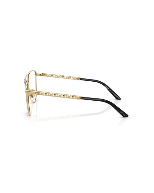 Versace Black Ve1296 1002 Optical Frames Metal Transparent Cat Eye Normal